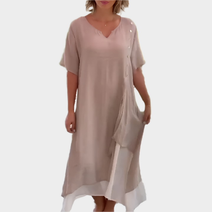 Classic Maxi Dress in Solid Color