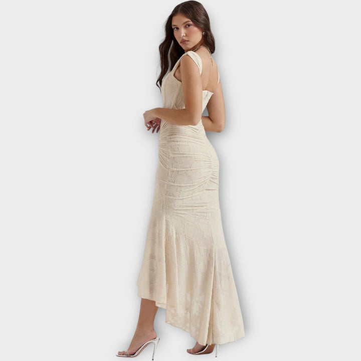 Valentina Off-Shoulder Corset Gown