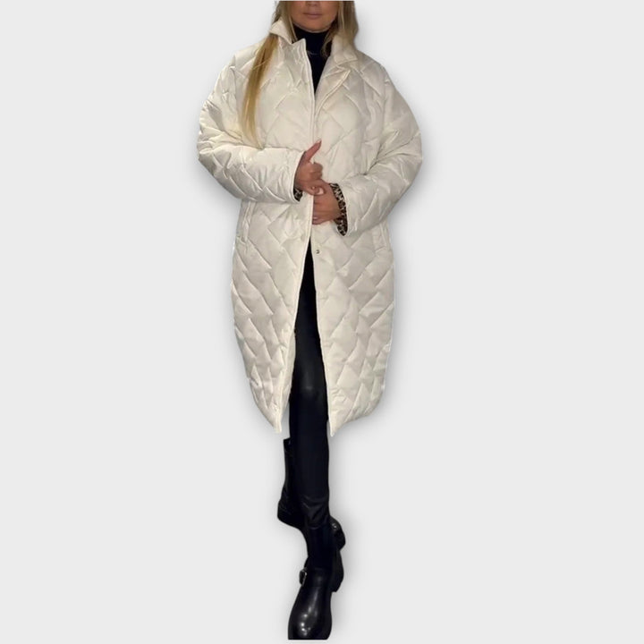 Leopard-Lined Reversible Padded Jacket