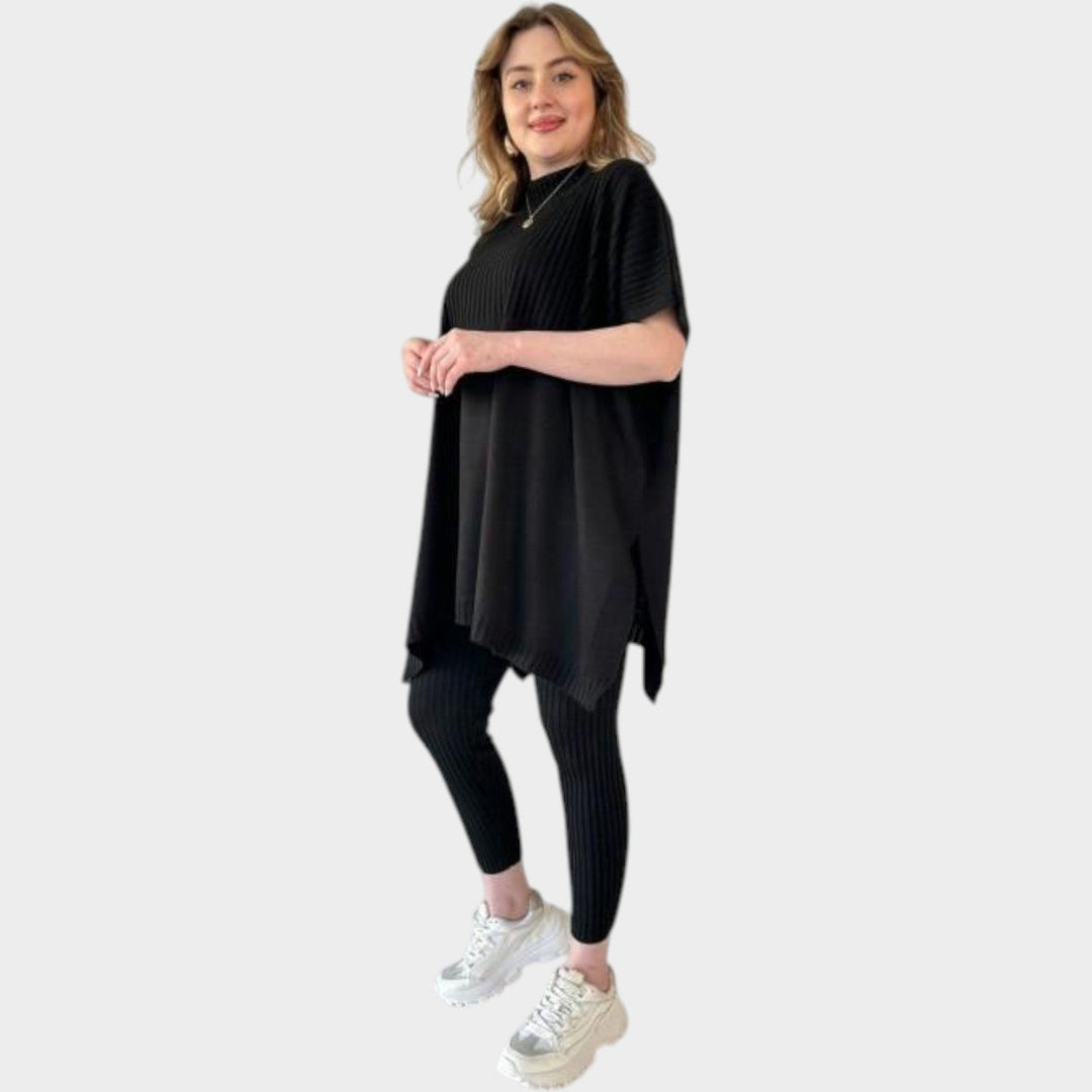 Ribbed Lounge Tunic Set