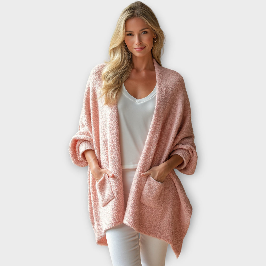 Comfortable Open-Front Relaxed Cardigan