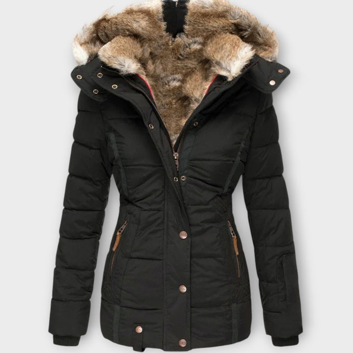 Premium Winter Parka Featuring Faux Fur Hood