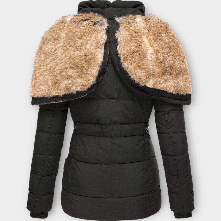 Premium Winter Parka Featuring Faux Fur Hood