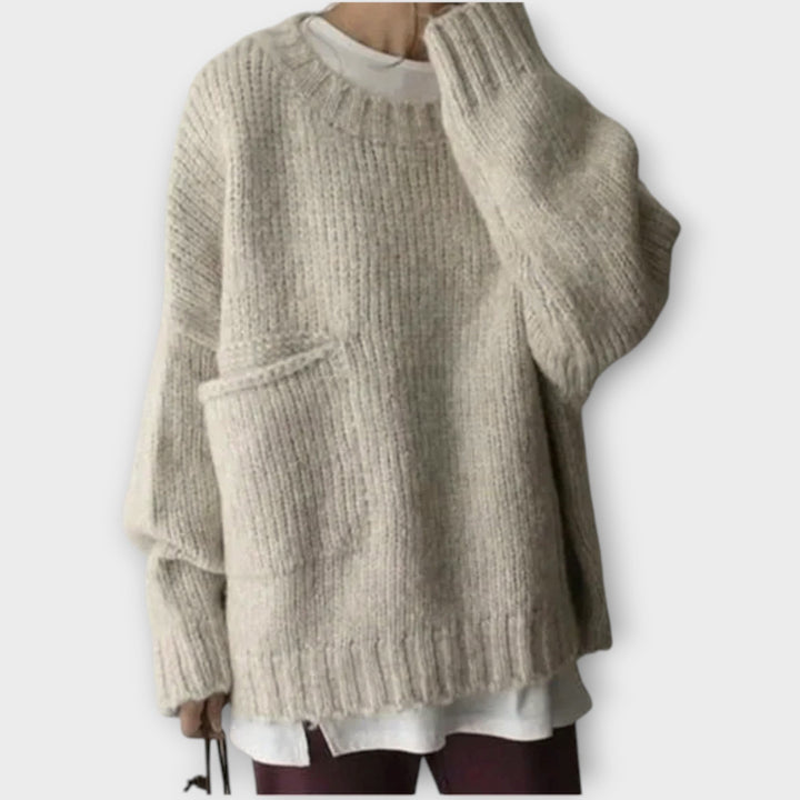 Comfy Oversized Knit Pullover
