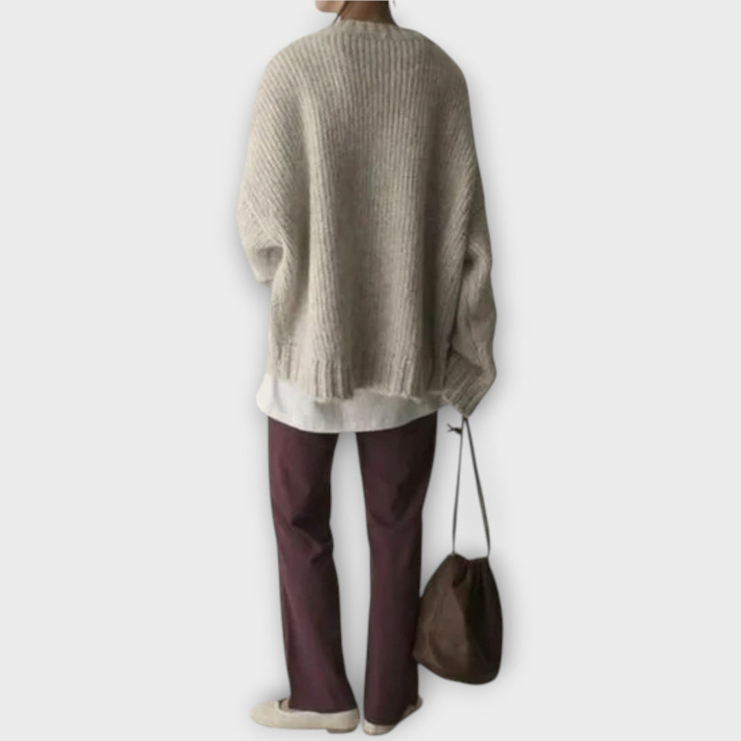 Comfy Oversized Knit Pullover