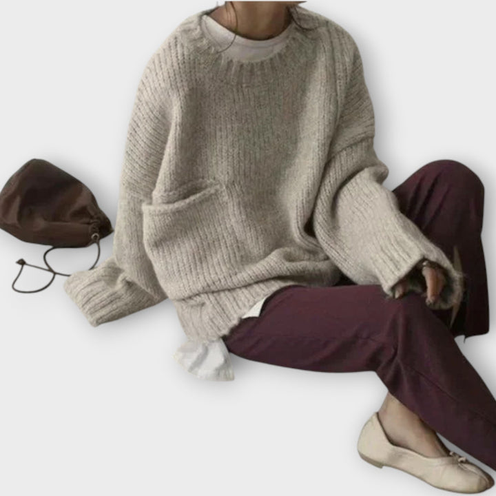 Comfy Oversized Knit Pullover