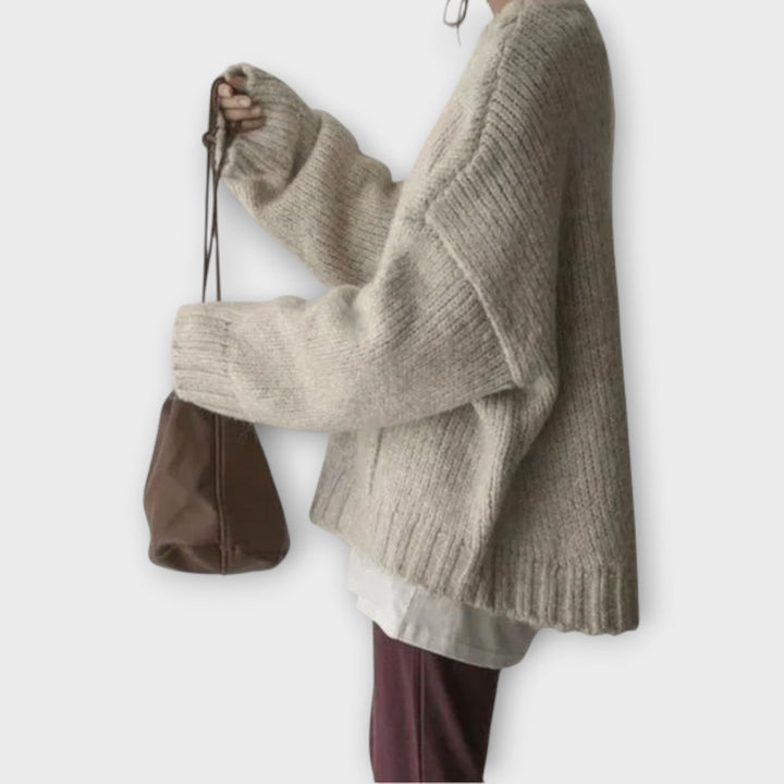 Comfy Oversized Knit Pullover