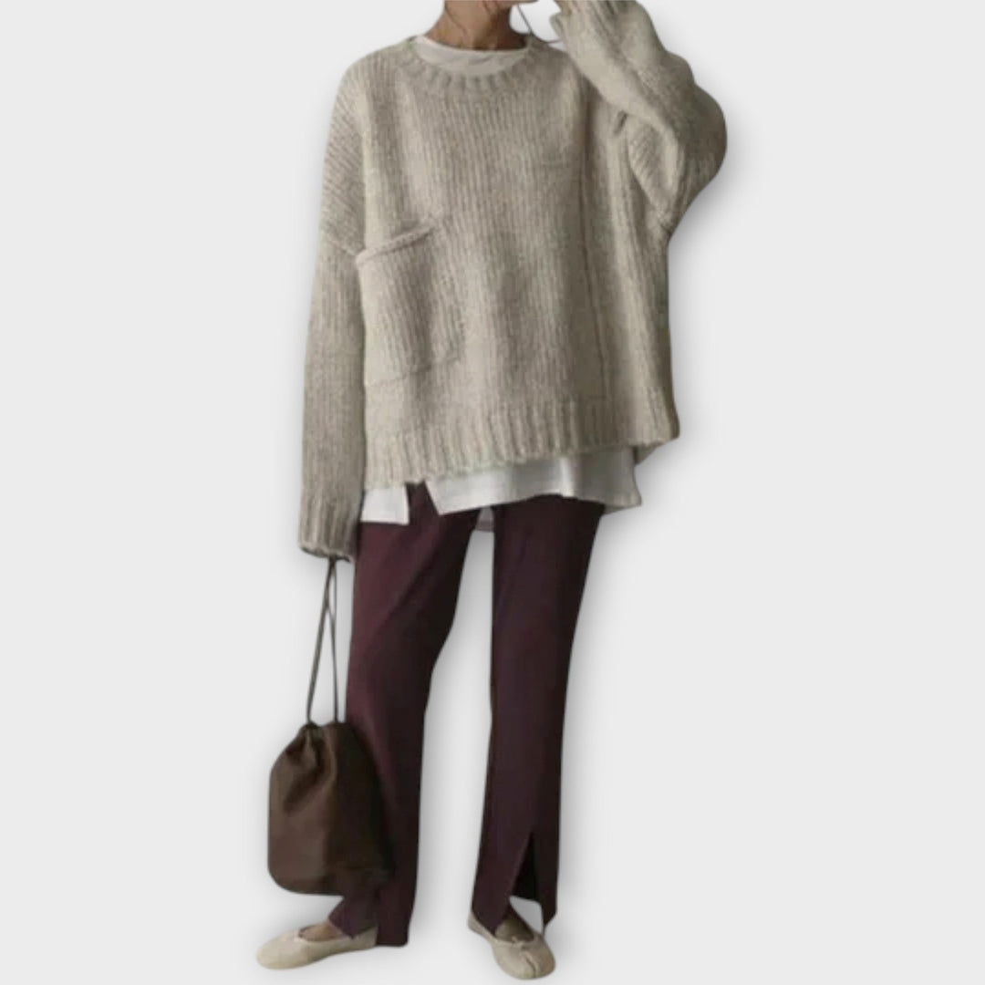 Comfy Oversized Knit Pullover