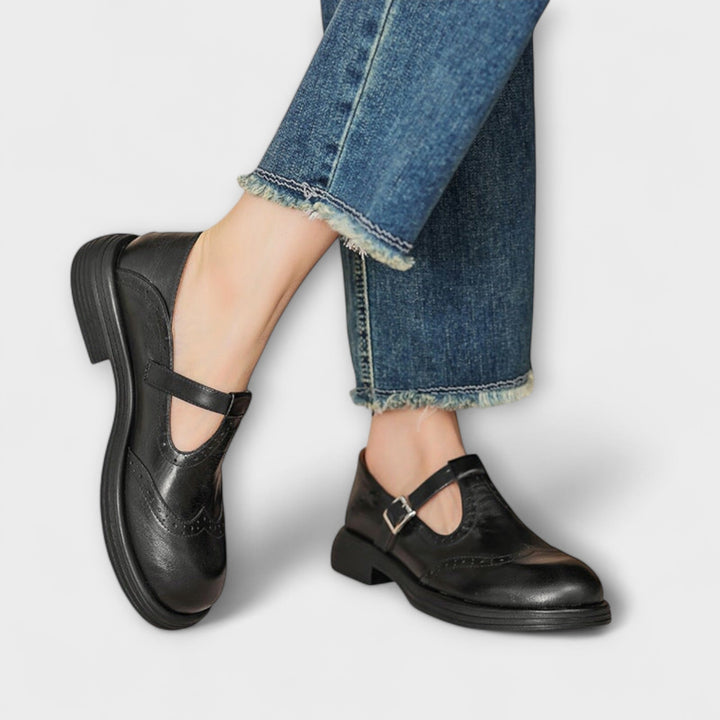 Elegant Leather Mary Janes
