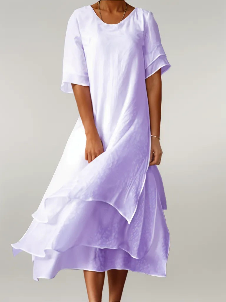 Maya Dress with Elegant Ruffles