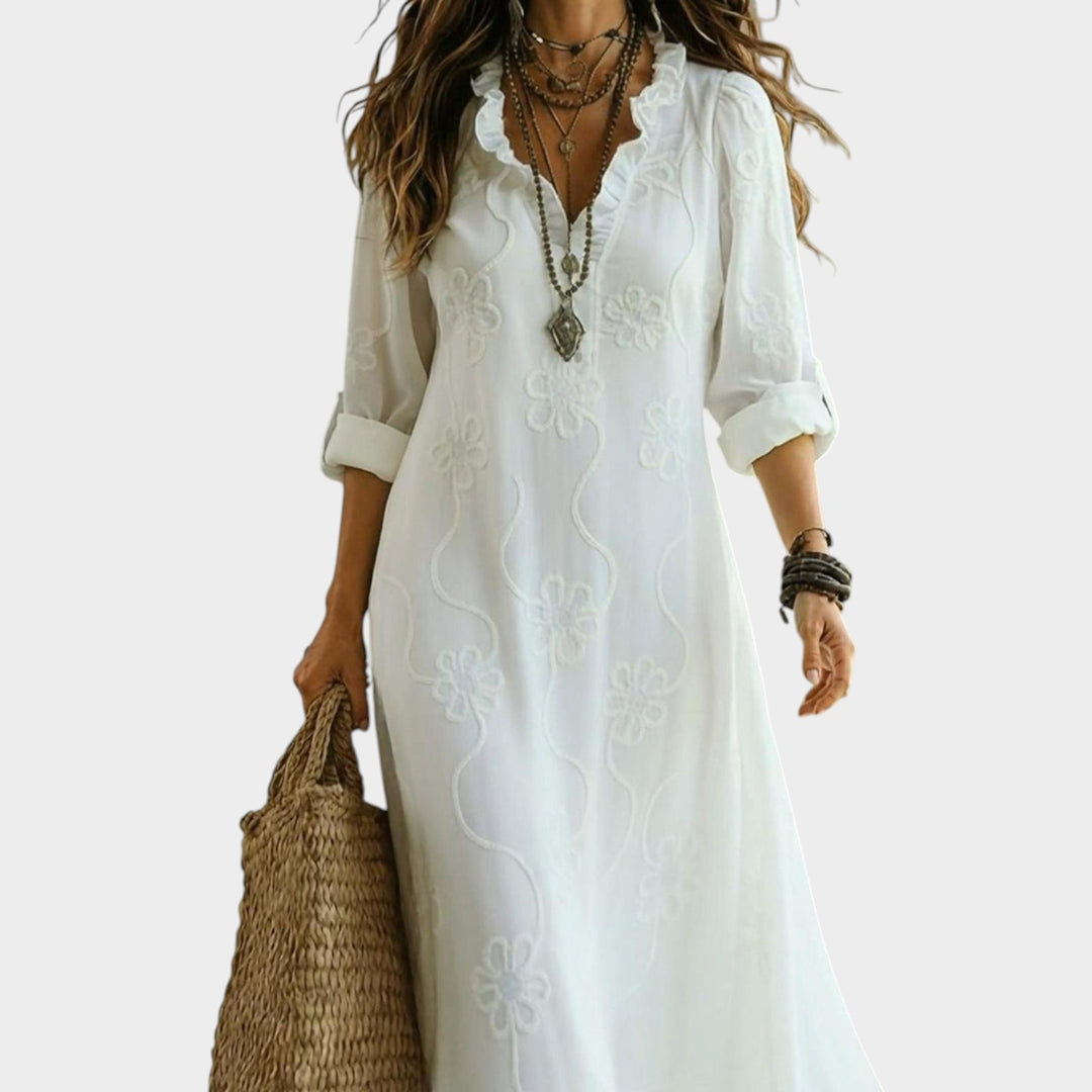 Boho Floral Maxi Dress