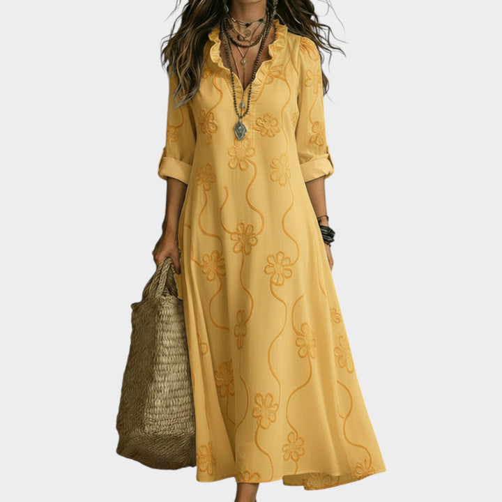 Boho Floral Maxi Dress