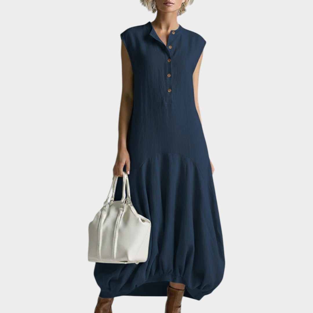 Elegant Sleeveless Maxi Dress
