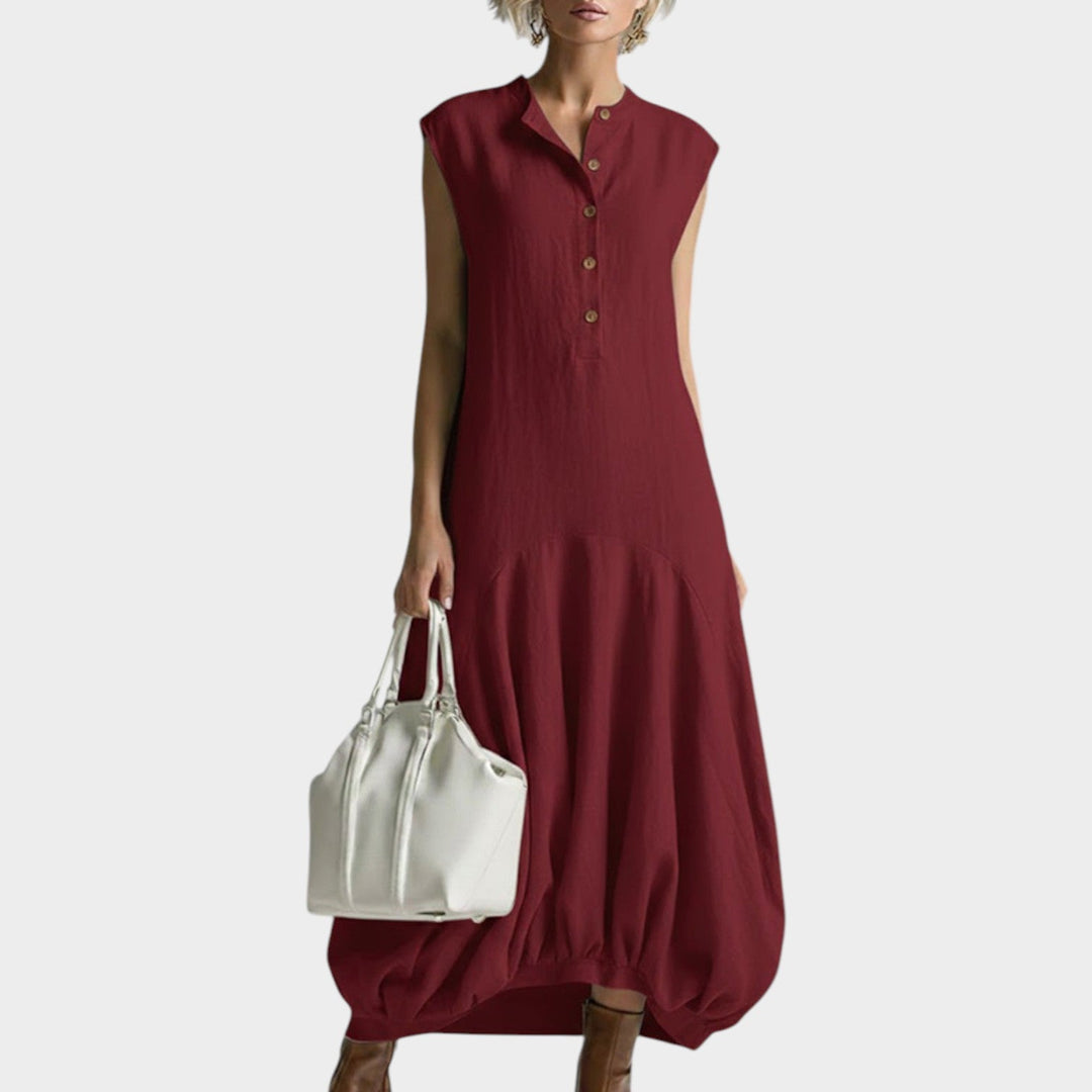 Elegant Sleeveless Maxi Dress
