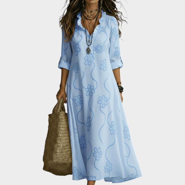 Boho Floral Maxi Dress