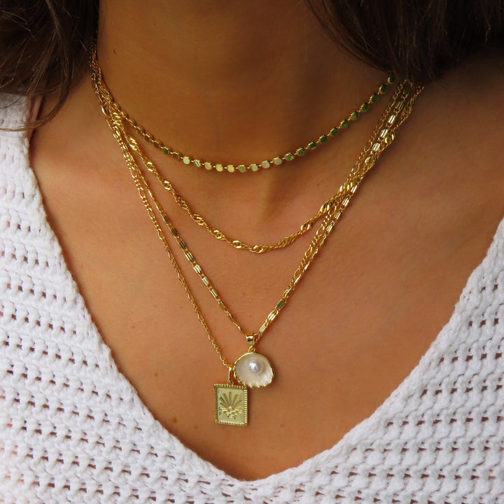 Sun Design Necklace
