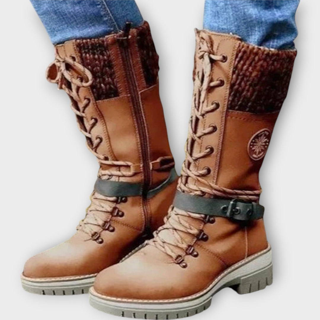 Winter Lace-Up Boots with Insulation