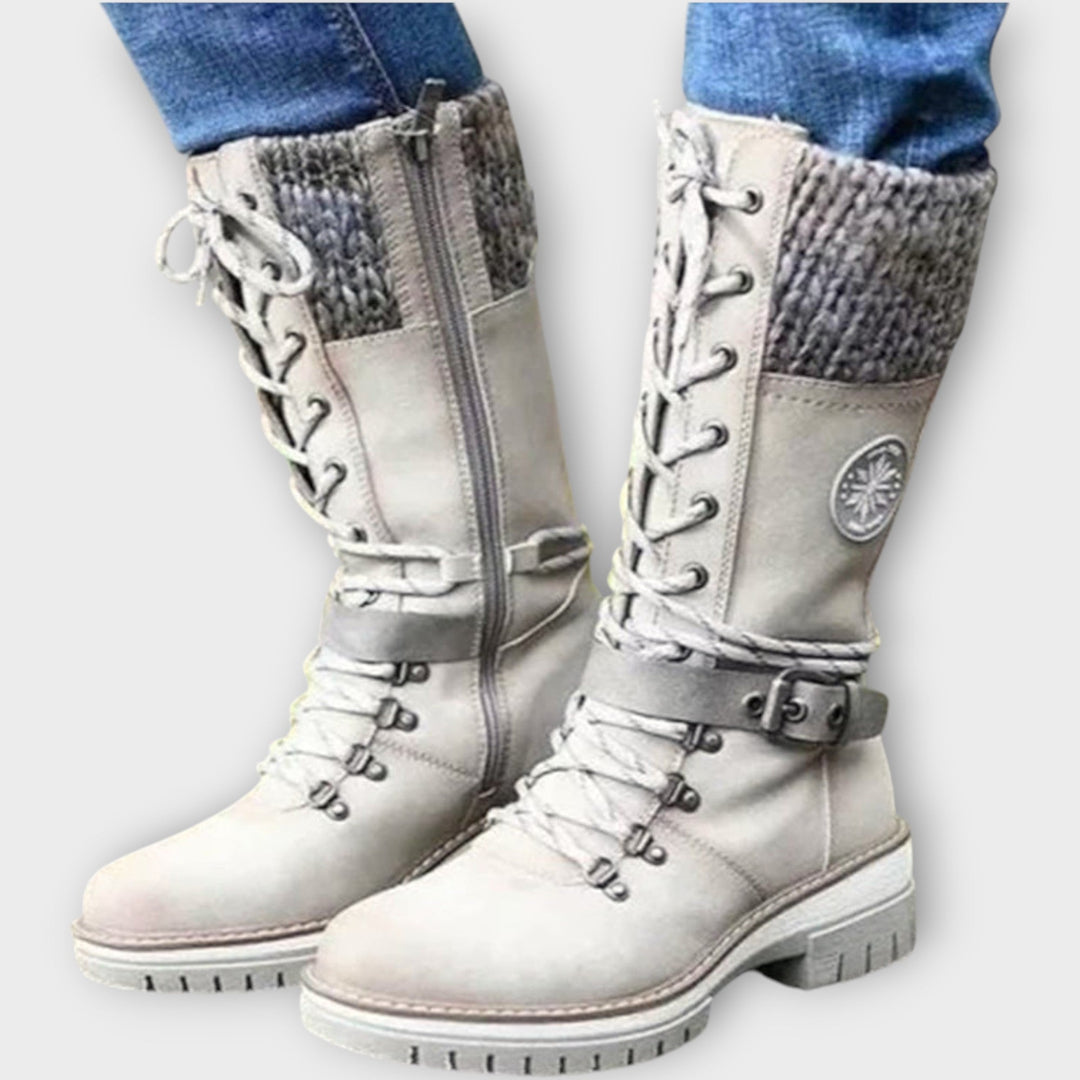 Winter Lace-Up Boots with Insulation