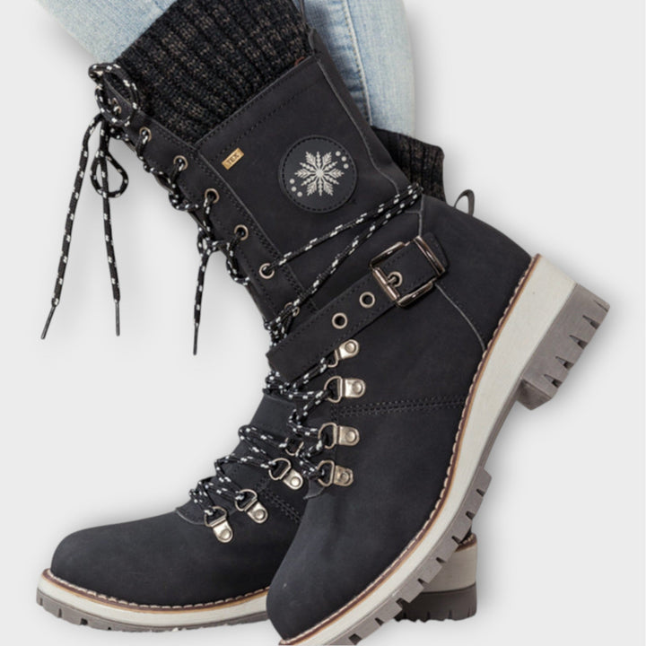 Winter Lace-Up Boots with Insulation