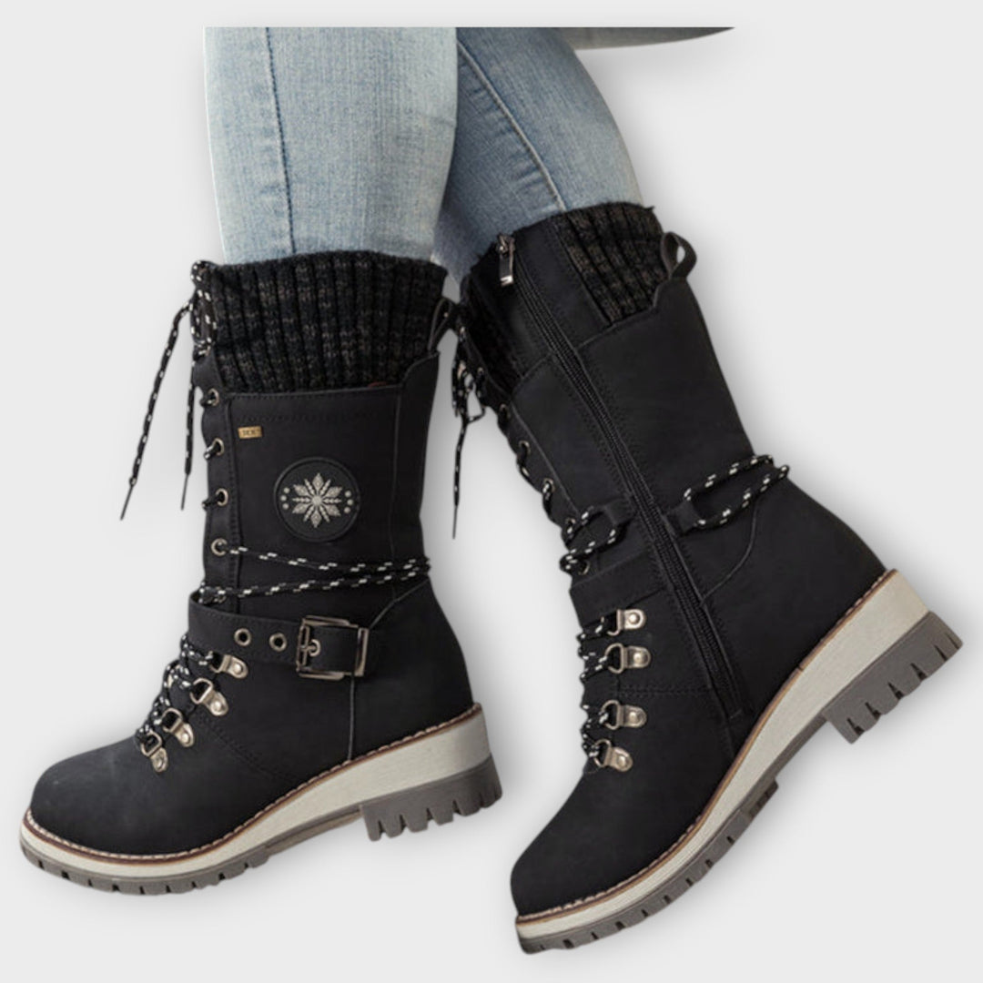 Winter Lace-Up Boots with Insulation