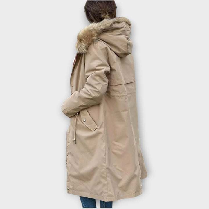 Winter Parka with Long Faux-Fur Hood