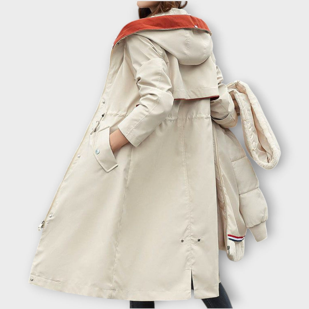 Winter Parka with Long Faux-Fur Hood