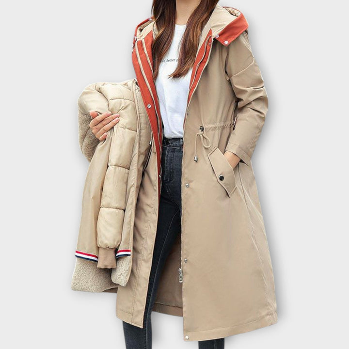 Winter Parka with Long Faux-Fur Hood