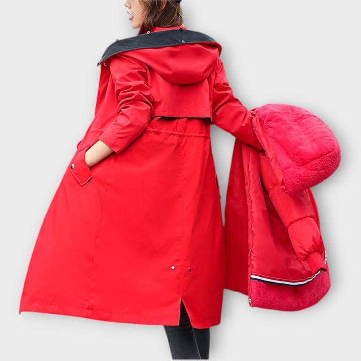 Winter Parka with Long Faux-Fur Hood