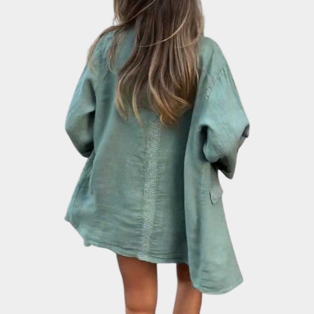 Relaxed Linen Blazer