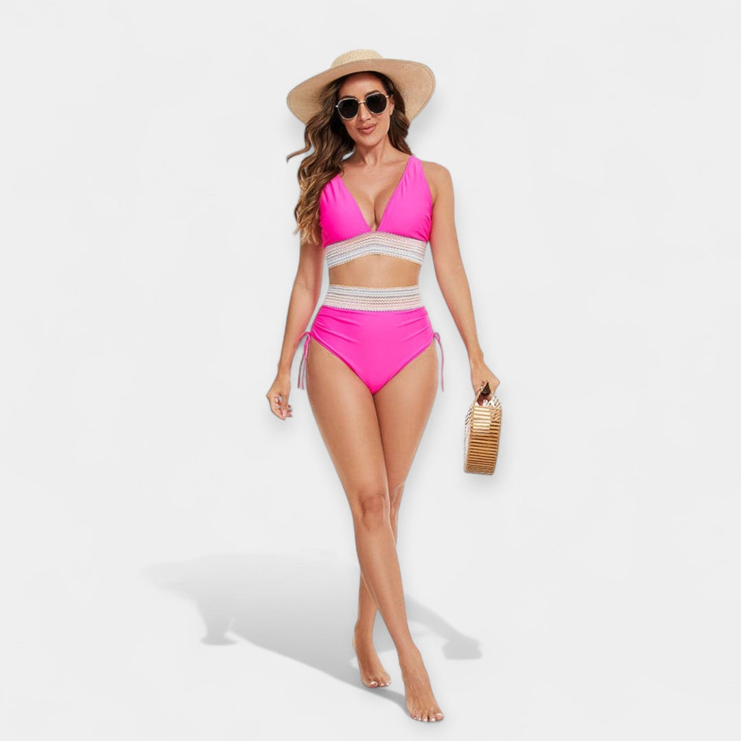 High-Waisted Bikini with Padding
