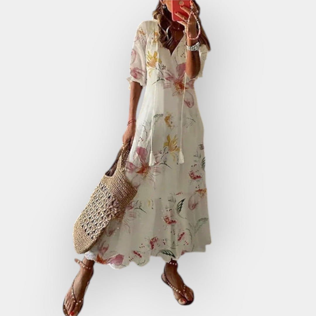 Maxi Dress with Bohemian Style