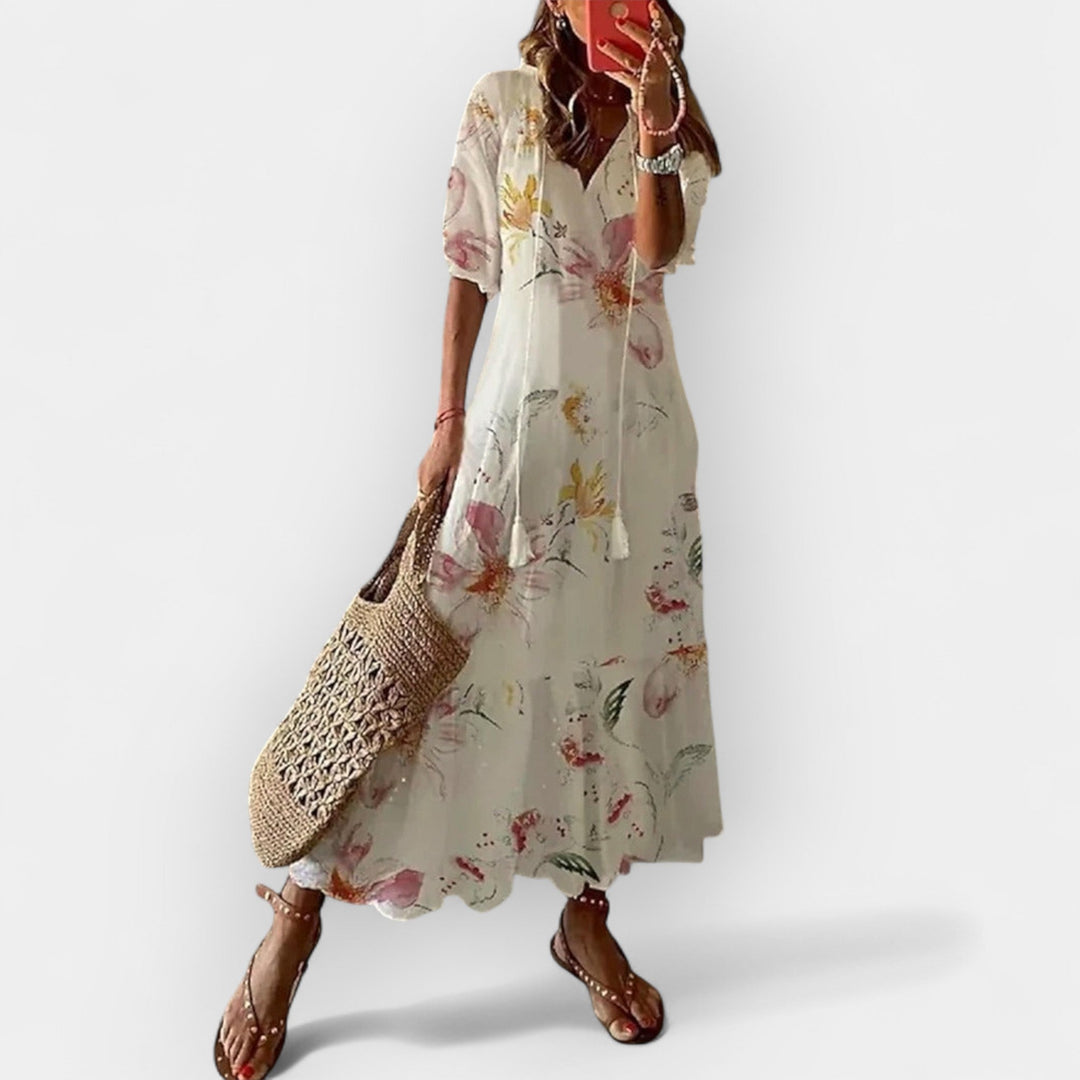 Boho Floral Maxi Dress