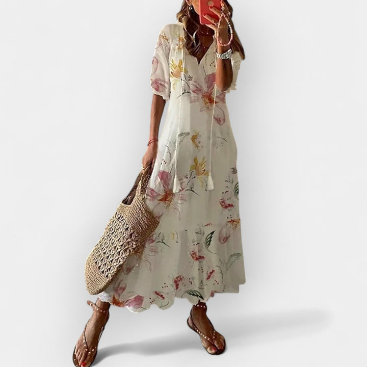 Boho Floral Maxi Dress