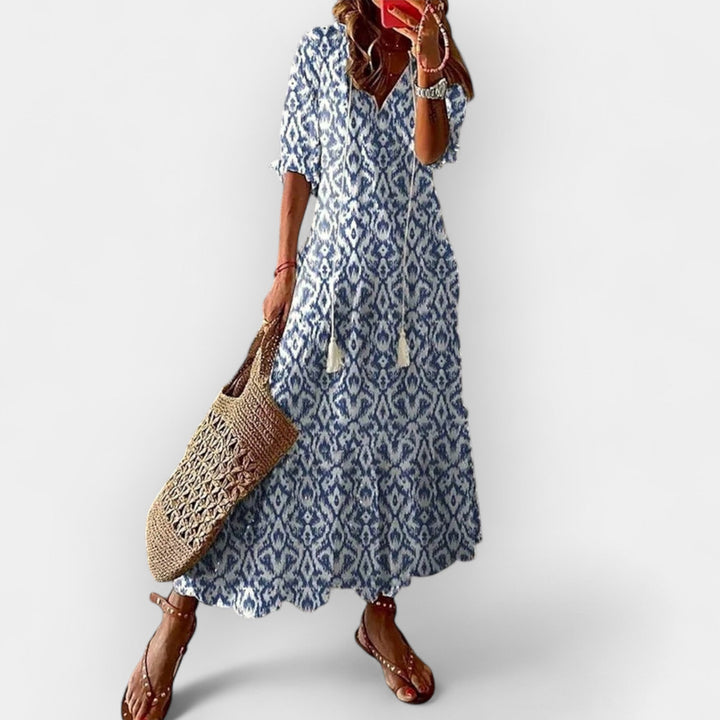 Boho Floral Maxi Dress