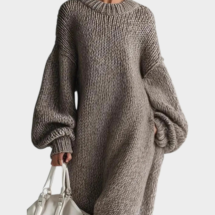 Oversized Knit Maxi Dress