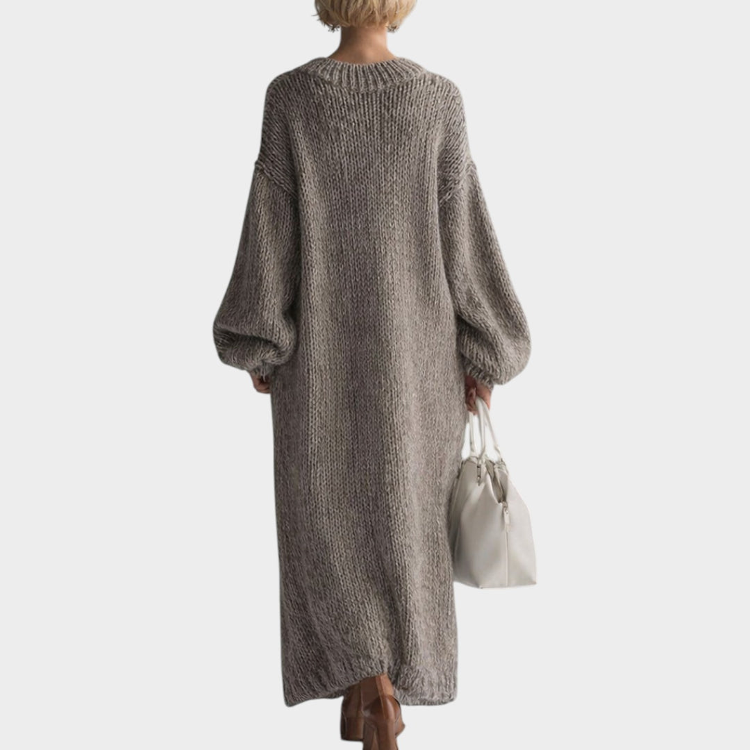 Oversized Knit Maxi Dress