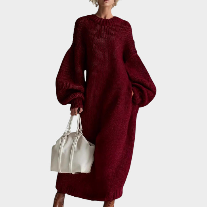Oversized Knit Maxi Dress