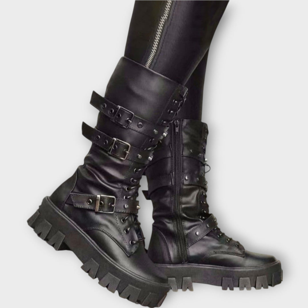 Rogue Edge Tactical Buckle Combat Boots