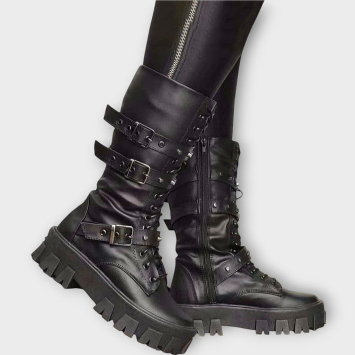 Rogue Edge Tactical Buckle Combat Boots