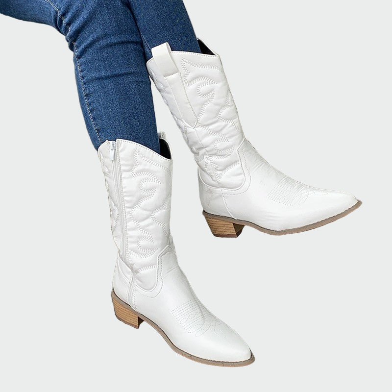 Shimmering Metallic Cowboy Boots