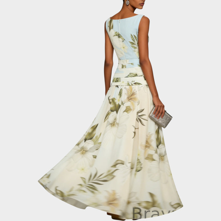 Elegant Floral Maxi Dress