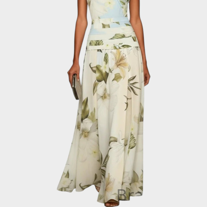 Elegant Floral Maxi Dress