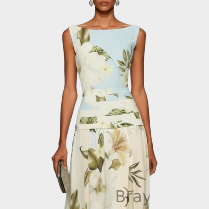 Elegant Floral Maxi Dress