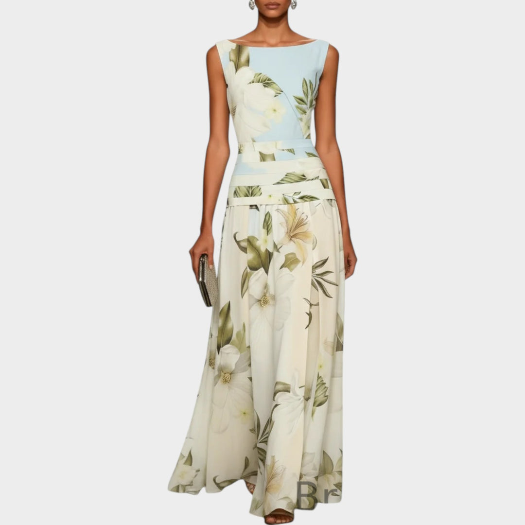 Elegant Floral Maxi Dress