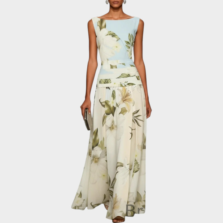 Elegant Floral Maxi Dress