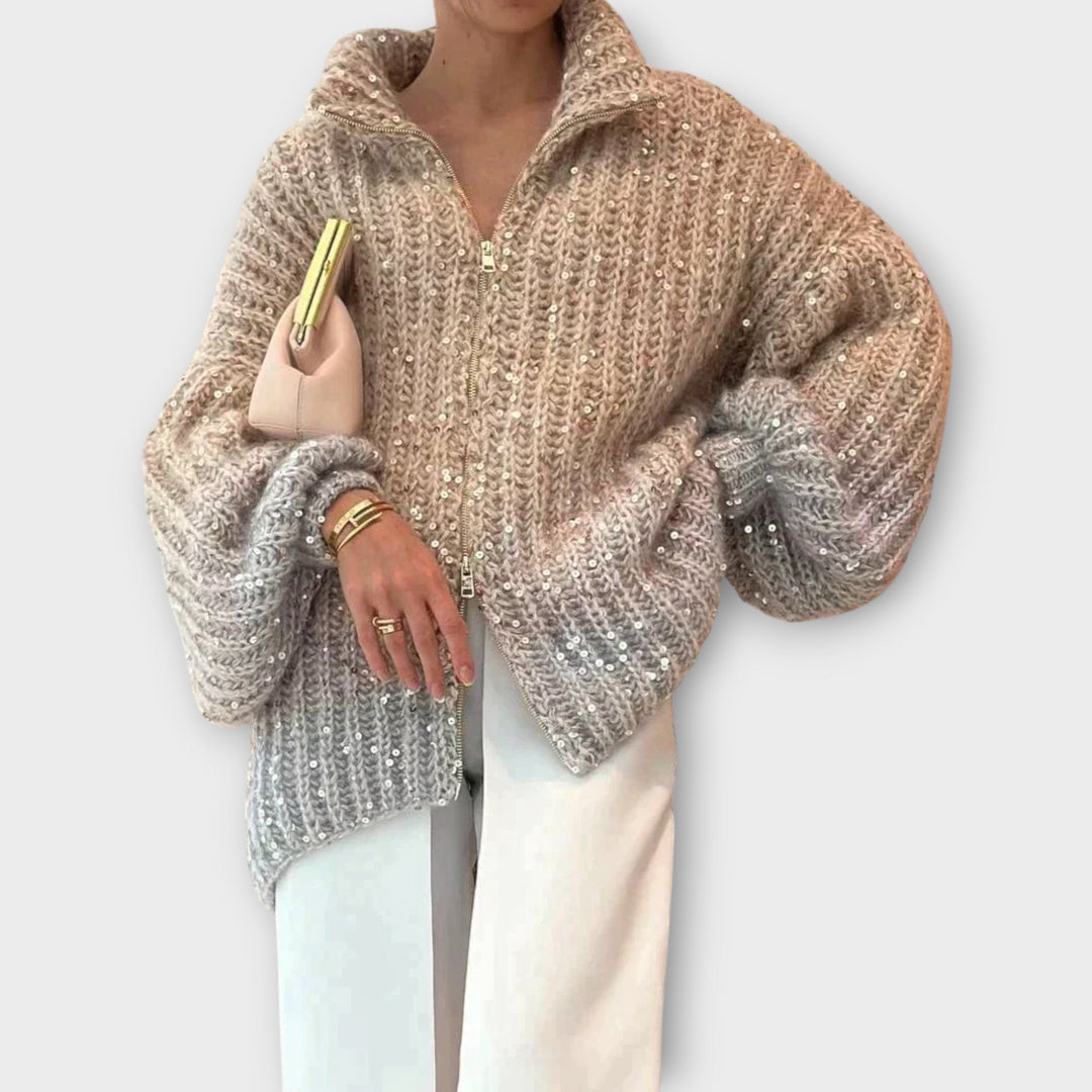 Sparkling Chunky Knit Sweater