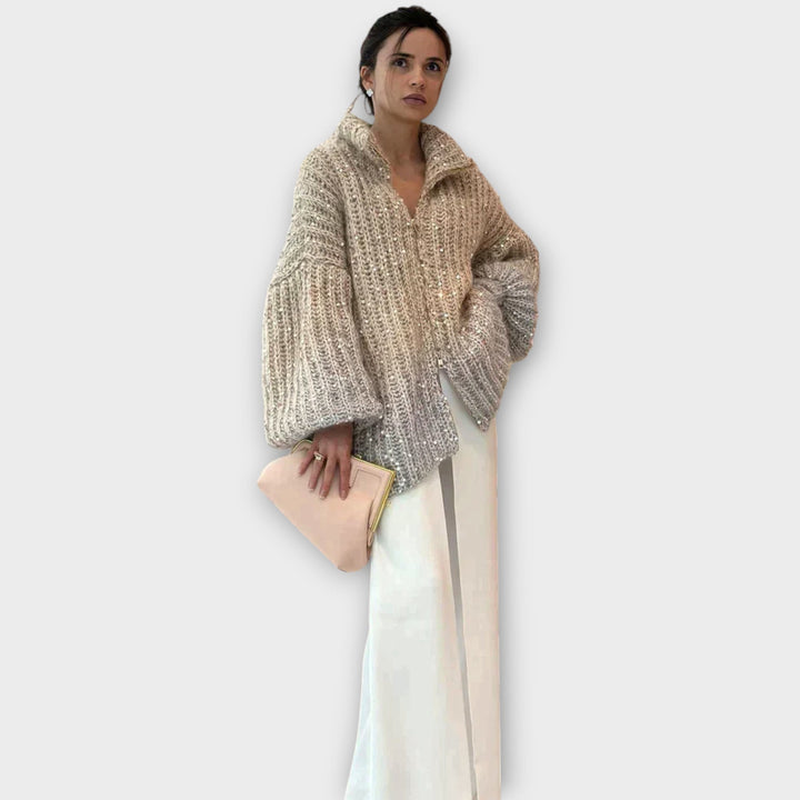 Sparkling Chunky Knit Sweater