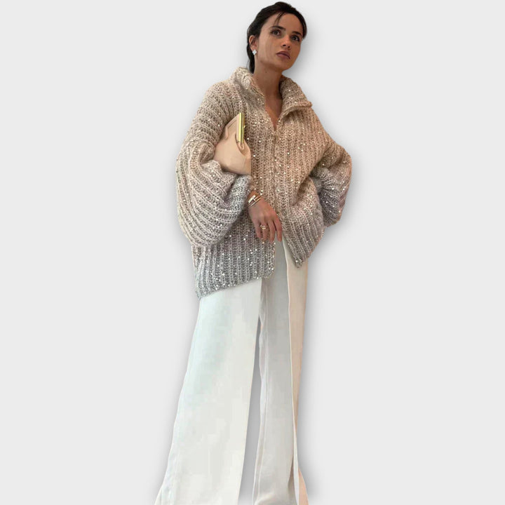 Sparkling Chunky Knit Sweater