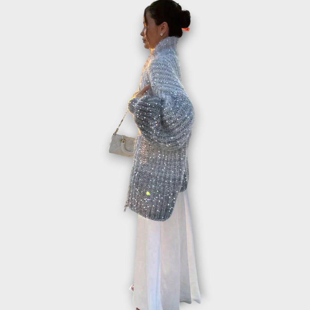 Sparkling Chunky Knit Sweater