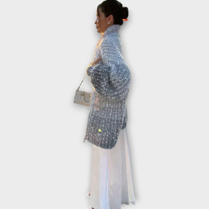 Sparkling Chunky Knit Sweater